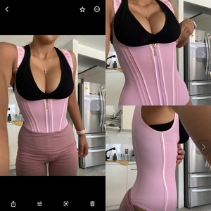 Chaleco de Control de Abdomen posparto personalizado para mujer, adelgazante moldeador, corsé de malla dura transpirable, entrenador de cintura, chaleco, Fajas Post <span class=keywords><strong>Parto</strong></span> - Product Image 2