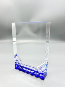 अनुकूलन योग्य पारदर्शी ऐक्रेलिक ट्रॉफी उच्च गुणवत्ता वाले हॉट स्टैम्पिंग टॉवर पदक समारोह मान्यता स्मारिका उपहार - Product Image 2