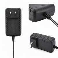Adaptateur secteur universel DC 5V 2A avec interfaces Type-C/USB-A, prise UK, câble de 1,2 m pour éclairage LED