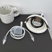 Protector de Cable y Cargador SHEDL TPU para iPhone, Accesorios de Carga de 20W/18W