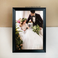 Cadre photo noir et marron de haute qualité en gros, idéal pour les photos de mariage, les portraits de mariage et la photographie de couple