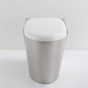 מודרני chuangxing שילוב שירותים כיור קערת כלא 304 נירוסטה עמוק נמשך שתן - Product Image 2