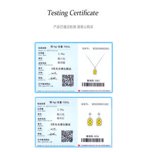 Conjunto de Joyería SPJ Ocean Heart de Plata de Ley con Circonita Cúbica Azul y Oro para Mujer, Collar y Aretes Elegantes y Románticos para Fiesta o Boda - Product Image 3