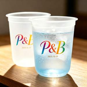 Vasos Desechables Personalizados de Plástico PET con Tapa Transparente en Forma de U para Bebidas Frías para Llevar, Café Helado, Jugo de Limón, Té de Burbujas, <span class=keywords><strong>Vodka</strong></span>, Leche - Product Image 1