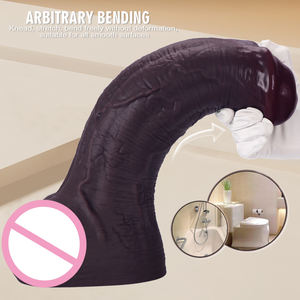 Dildo Extra Grande Realista de Silicona Suave con Forma de Pene de Caballo, Súper Grueso, Gigante, para Masturbación Femenina, Varita Erótica SM Impermeable - Product Image 4
