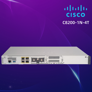 Plateformes de périphérie Cisco Catalyst série 8200 C8200-1N-4T UCPE C8200 1RU avec 1 emplacement NIM et 4 ports Ethernet Gigabit - Product Image 1