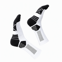 Chaussettes de sport à compression mi-mollet pour femmes