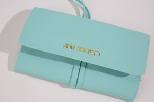 Custom PU Leather <b>Jewelry</b> Organizer Bag Wholesale Portable Travel <b>Jewelry</b> <b>Storage</b> with Handle - Product Image 5