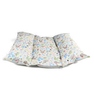 Bunny Flop <strong>Bed</strong> Loaf Lounger <strong>Bed</strong> and Pillow <strong>Bed</strong> Cuddle Cushion <strong>for</strong> Bunny <strong>Rabbits</strong> Comes with Ice Tray Pocket <strong>for</strong> Summer Cooling - Product Image 1