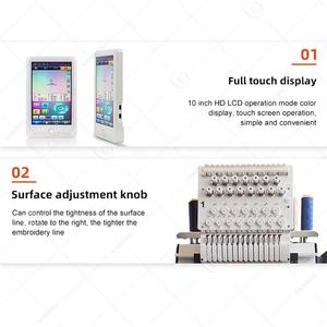 Machine à broder automatique à 6 têtes 9-15 broches Maquina De Bordar 6 Cabeza Fournisseur De Machines Broderie Numérique Allemand - Product Image 4