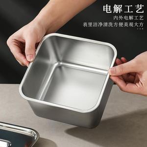 304 Stainless Steel Square <b>Spice</b> <b>Jar</b> With Lid Food Grade For Kitchen Storage - Product Image 4