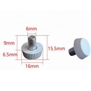 ขาเฟอร์นิเจอร์พลาสติก M6x16x9 มม. ตัวปรับระดับสำหรับเก้าอี้ - Product Image 1