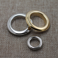 Anneaux à œillets ronds en fer, vente en gros, 10 pièces, pour rideau, œillets