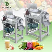 Machine industrielle de pressage et d'extraction de jus de fruits (ananas, tomate, mangue, lait de coco) avec pulpe, modèle 304