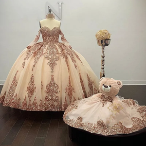 Champagne Quince Dress: Elegant Styles for 15th Birthday