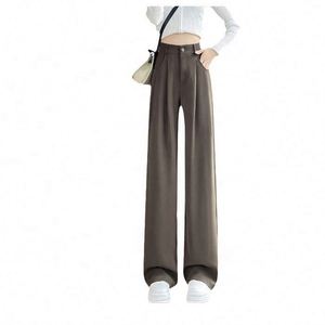 Pantalones de Vestir Casuales de Pierna Recta y Corte Slim para Mujer - Product Image 6