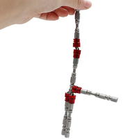 Embout de tournevis magnétique PH2 à haute dureté, tête cruciforme, avec anneau de maintien hexagonal de 1/4 pouce pour perceuse électrique et travaux d'entretien domestique