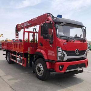 Camion grue Shacman 4x2 10 tonnes à bras articulé 5 sections, levage entièrement hydraulique, transport de marchandises - Product Image 3