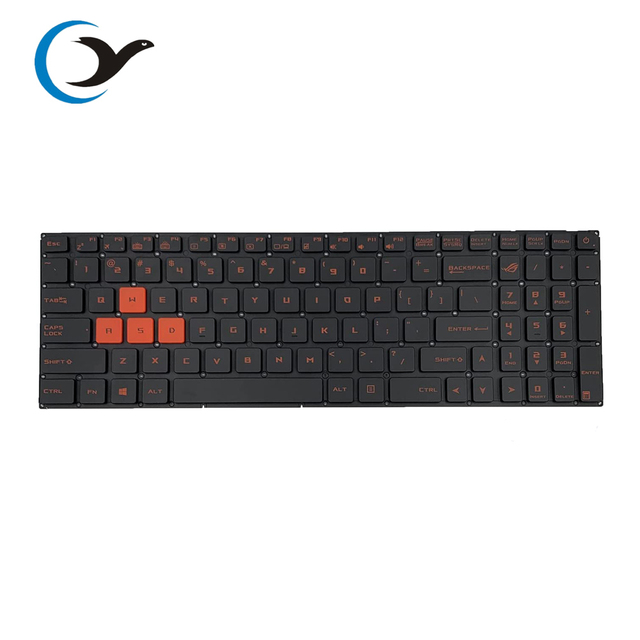 Laptop Replacement US Layout RED Backlit Keyboard for ASUS Rog Strix GL502 GL702VM GL702V GL702VY GL502VT GL702 US Keyboard