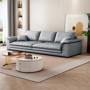 Lounge <strong>Suite</strong> Modern Luxury Sectional Sofa Bed Set with Stainless Steel Legs <strong>Tech</strong> Cloth Cover Living Room Furniture - Product Image 6