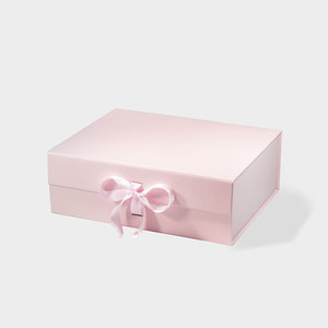 <span class=keywords><strong>Boîte</strong></span> cadeau magnétique personnalisée avec logo imprimé, grand format A4, rose bébé profond, avec couvercle <span class=keywords><strong>à</strong></span> fermeture magnétique - Product Image 5