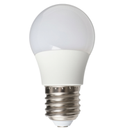 Ampoule LED A50 E27 AC220~240V Non Dimmable avec Abat-jour PC + Culot en Aluminium Revêtu de Plastique, Indice de Rendu des Couleurs Ra80
