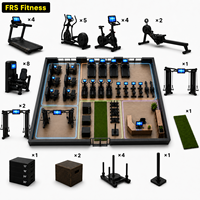 Équipement de gym numérique intelligent AI en acier, ensemble complet, écran 10,1-21,5 pouces, résistance 10-110 kg, usage commercial pour centres de réadaptation et musculation