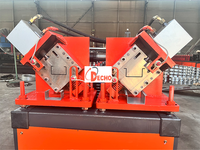Máquina de fabricación de rollos de Metal, listón de techo de doble línea