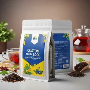 Bolsa de Fondo Plano de 340g para Té de Hierbas, con Logotipo Personalizable, Resistente a la Humedad, de Grado Alimenticio, con Acabado Mate, Envío Rápido para Té en Polvo - Product Image 2