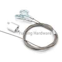 Kit de suspension en fil métallique personnalisé de haute qualité OEM câble de suspension au plafond en laiton pour l'éclairage