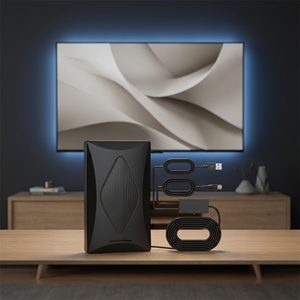 Antena Interior HD <span class=keywords><strong>TV</strong></span> Inteligente de Largo Alcance y Alta Calidad 470-860mhz VHF UHF - Product Image 5