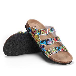 Moda moderna ragazze estate Casual pantofole Cartoon modello tre fibbia <span class=keywords><strong>sandali</strong></span> da spiaggia da donna - Product Image 2