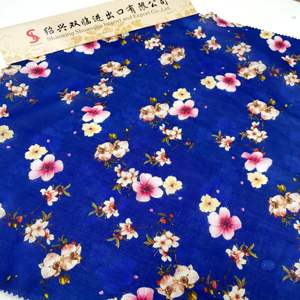 Haute qualité bleu Floral Design populaire coton numérique imprimé Phoplin robe <span class=keywords><strong>tissu</strong></span> pour fille enfants vêtements - Product Image 5