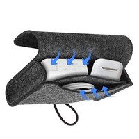 Sac de protection durable résistant à l'eau 11/13/15/17 pouces pochette de rangement pour ordinateur portable en feutre d'affaires sac de documents pour Ipad