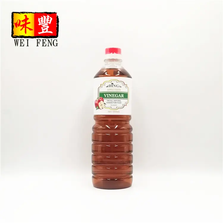 DING Brand or OEM Factory BRC IFS HACCP HALAL Certificated Fermented Apple Juice Natural 500ml Apple Cider Vinegar