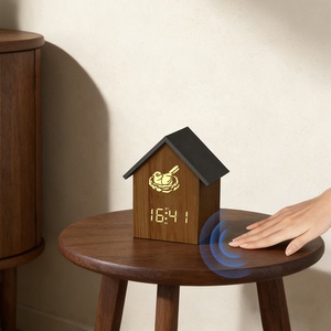Horloge à <span class=keywords><strong>coucou</strong></span> numérique LED moderne avec sonnerie horaire, affichage à motif nature morte, alimentée par piles, pour salon <span class=keywords><strong>et</strong></span> cuisine - Product Image 5
