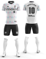 Maglia da Calcio 2026 Personalizzabile con Stampa Integrale, Taglie Grandi, Asciugatura Rapida, Tessuto Traspirante UPF 50+
