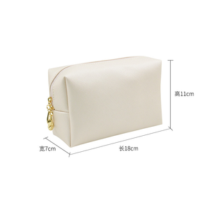 <span class=keywords><strong>Borsa</strong></span> cosmetica con cerniera in pelle sintetica resistente all'acqua per il trucco porta cosmetici da viaggio <span class=keywords><strong>borsa</strong></span> da toilette per regalo da donna - Product Image 6
