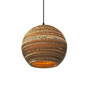Lampe suspendue <span class=keywords><strong>en</strong></span> <span class=keywords><strong>papier</strong></span> kraft créative d'inspiration zen d'Asie du Sud-Est, style <span class=keywords><strong>japonais</strong></span> Wabi-sabi, pour restaurant, maison d'hôtes, café, bar, comptoir - Product Image 5