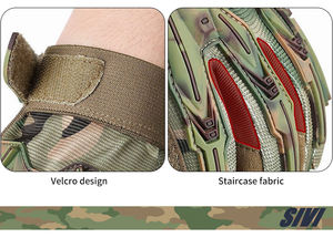 SIVI sarung tangan keamanan taktis, peralatan berburu taktis tempur jari penuh layar sentuh luar ruangan musim dingin - Product Image 2