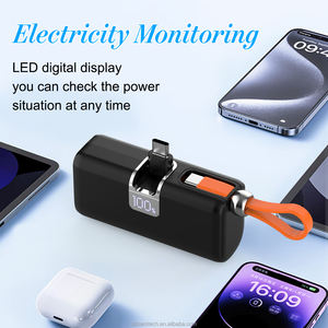 เครื่องชาร์จเร็ว22.5W Type-C <span class=keywords><strong>ขนาด</strong></span>พกพา4000mAh <span class=keywords><strong>แบ</strong></span><span class=keywords><strong>ต</strong></span>เตอรี่สำรองพร้อมจอแสดงผล LED <span class=keywords><strong>ขนาด</strong></span>พกพาที่ดีที่สุดในกระเป๋า - Product Image 6