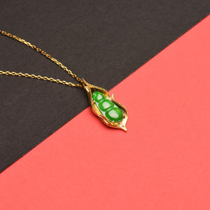 Nouveau Pendentif Orthodoxe en Jade Feicui, Jade Naturel de Grade A, Graine de Jade de Grade Glace, Or 24K, Collier de Luxe pour Événements Prestigieux, Direct Usine - Product Image 4