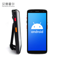 PDA 6 英寸条码扫描仪电脑 4G LTE 扫描仪手持式数据终端 NFC RFID 读取器，适用于物流配送现场工作
