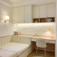 Ensemble de meubles de chambre d'enfant Tatami Smart Bed avec bureau et armoire, plaque en bois de haute qualité, design durable, directement de l'usine