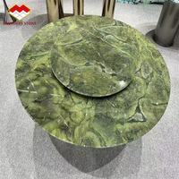 Dalle de pierre de quartzite verte du Brésil de luxe Panneau mural en marbre vert Victoria du Brésil moderne Design pour projet d'hôtel à domicile