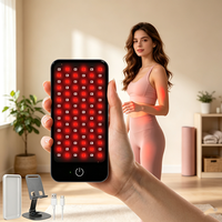 Appareil de thérapie LED sans fil BioMol 5000mAh MINI portable, 660nm 850nm, pour usage domestique, panneau de thérapie LED infrarouge proche et lumière rouge