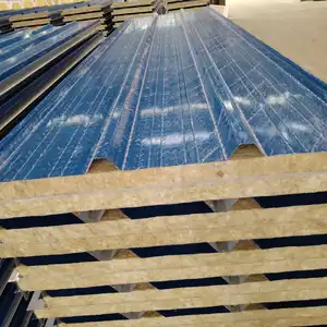 Color Steel Corrugated Insulated PIR/PUR/rock Wool/EPS Sandwich Panel For Roof And Wall Of Cold Room/warehouse