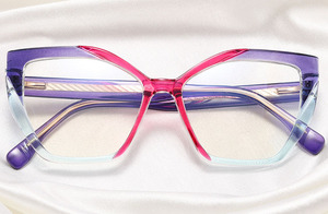 Nuovo Design Tr90 arcobaleno montatura per occhiali Anti luce blu occhiali <span class=keywords><strong>da</strong></span> <span class=keywords><strong>vista</strong></span> in cristallo trasparente trasparente miopia occhiali <span class=keywords><strong>da</strong></span> <span class=keywords><strong>vista</strong></span> - Product Image 5