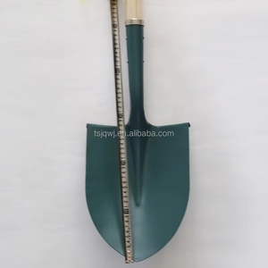 Bêche à pointe ronde de haute qualité avec manche en bois à poignée en D, lame de 13 pouces, outil de jardinage de qualité industrielle pour creuser des trous - Product Image 4