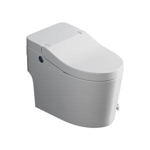 Toilette de salle de bain siphonique domestique à impulsion de couleur intelligente personnalisée sans limite de pression d'eau et débranchée - Product Image 1